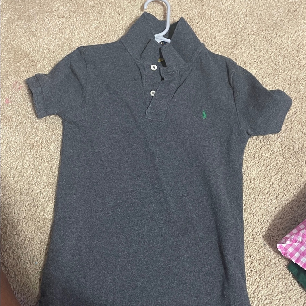 Polo by Ralph Lauren Charcoal Kids Polo Shirt